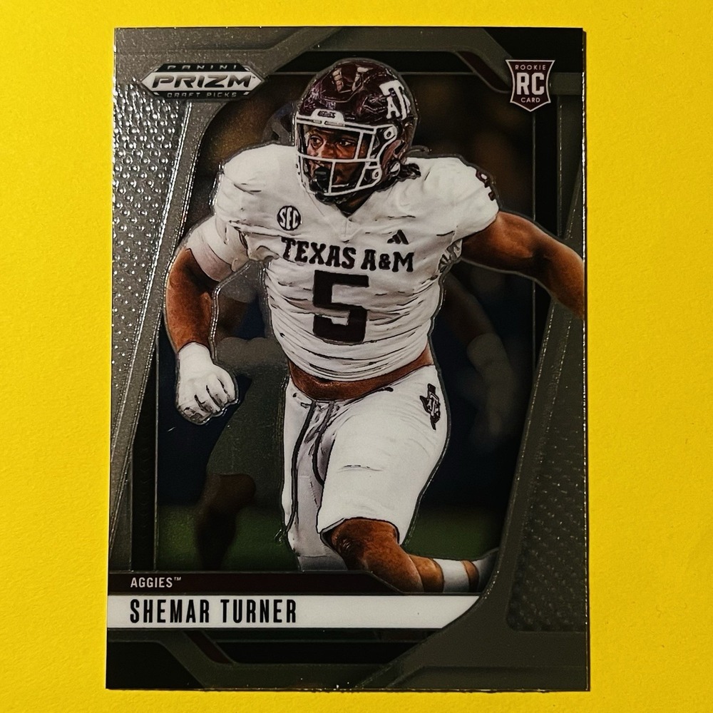2025 Panini Prizm Draft Picks Shemar Turner RC #133 Texas A&M Rookie Card